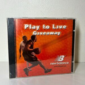 New Balance Play to Live Giveaway CD RARE BRAND NEW SEALED